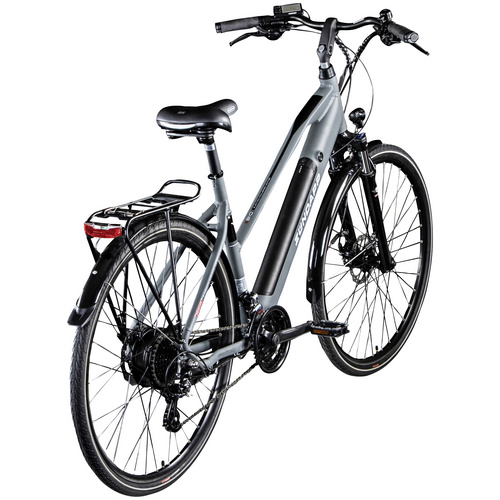 ZÜNDAPP E-Bike Damen, 28 zoll, 24-Gang - grau