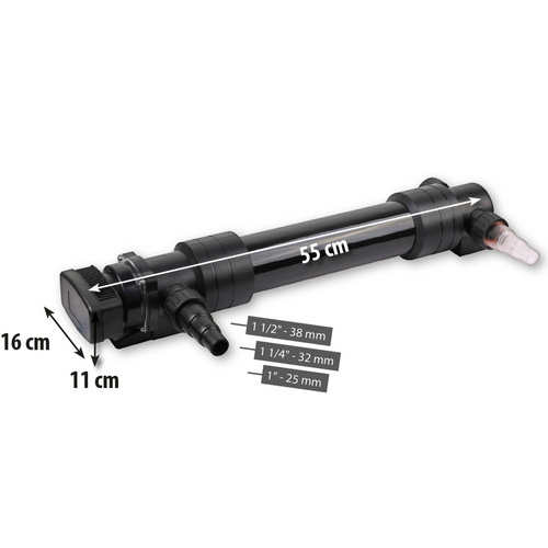 HEISSNER UVC-Klärer, 36 W - schwarz...