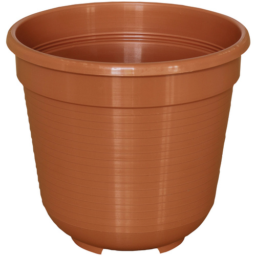 Geli Blumentopf, Kunststoff, 12 cm, terrakotta