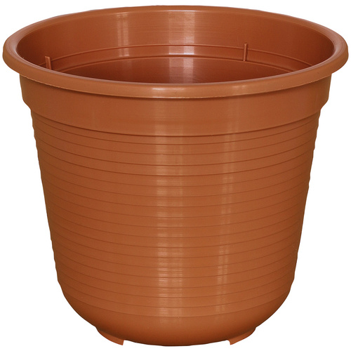 Geli Blumentopf, Kunststoff, 14 cm, terrakotta