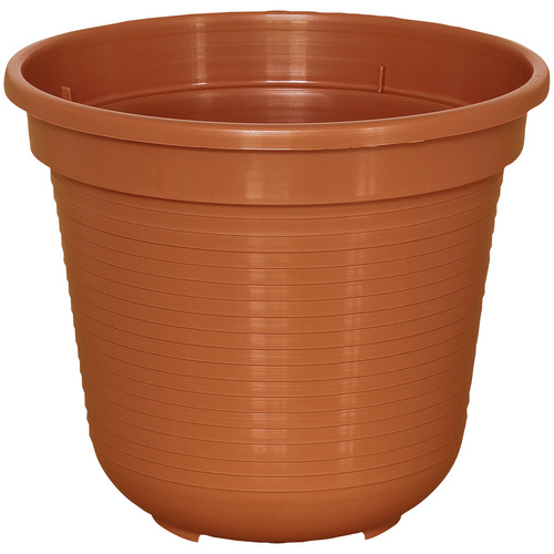 Geli Blumentopf, Kunststoff, 16 cm, terrakotta