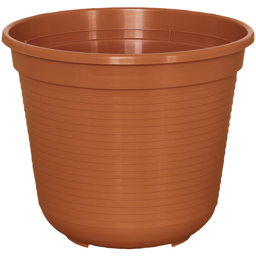 Geli Blumentopf, Kunststoff, 18 cm, terrakotta