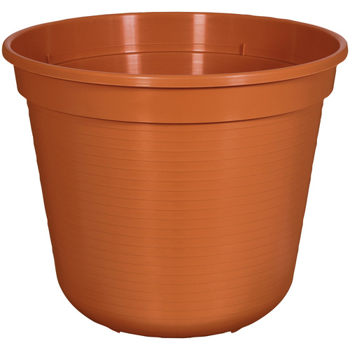 Geli Blumentopf, Kunststoff, 24 cm, terrakotta
