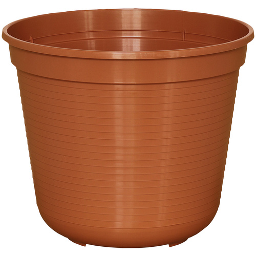Geli Blumentopf, Kunststoff, 28 cm, terrakotta