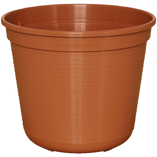 Geli Blumentopf, Kunststoff, 32 cm, terrakotta