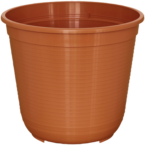 Geli Blumentopf, Kunststoff, 36 cm, terrakotta