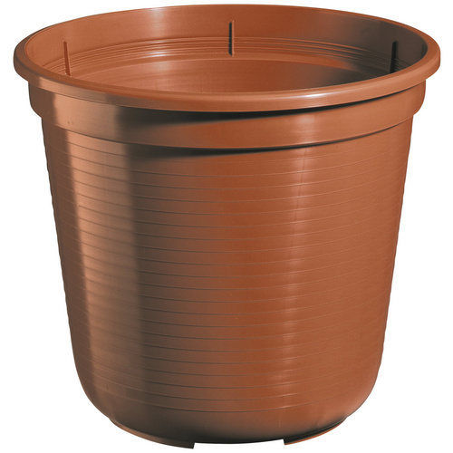 Geli Blumentopf, Kunststoff, 40 cm, terrakotta
