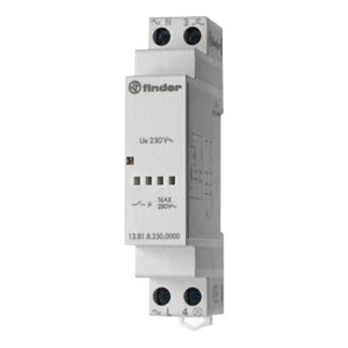 Finder Multifunktions Dimmer 1 TE, 3-500 W, 1 Schließer, 230V, LED, AGL, ESL