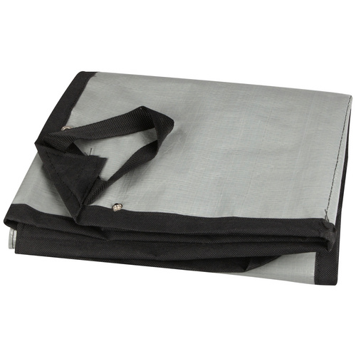 WINDHAGER Unterlegplane, 150x100 cm, silber/schwarz - grau