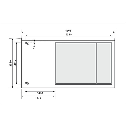 WOODFEELING Gartenhaus, BxT: 213 x 217 c...