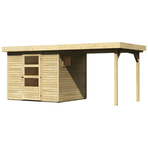 WOODFEELING Gartenhaus, BxT: 462 x 217 c...