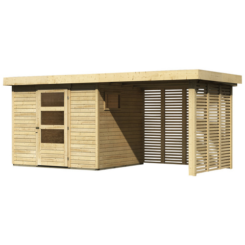 WOODFEELING Gartenhaus, BxT: 462 x 217 c...