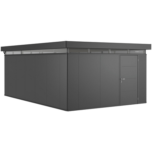 BIOHORT Gerätehaus »CasaNova«, Stahl, BxHxT: 430 x 250 x 630 cm (Außenmaße) - grau BIOHORT Gerätehaus »CasaNova«, Stahl, BxHxT: 430 x 250 x 630 cm (Außenmaße) - grau