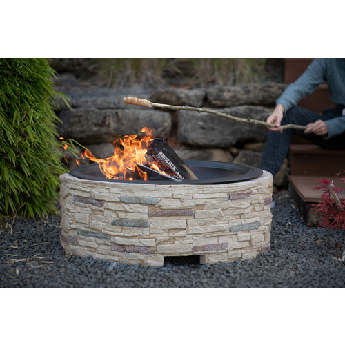 Westmann Feuerschale, Höhe: 51 cm, stei... Westmann Feuerschale, Höhe: 51 cm, stei...