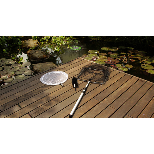 HEISSNER Teichreiniger, 3 in 1 - schwarz
