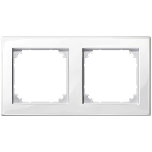 Merten Rahmen 2-fach M-Smart Polarweiß