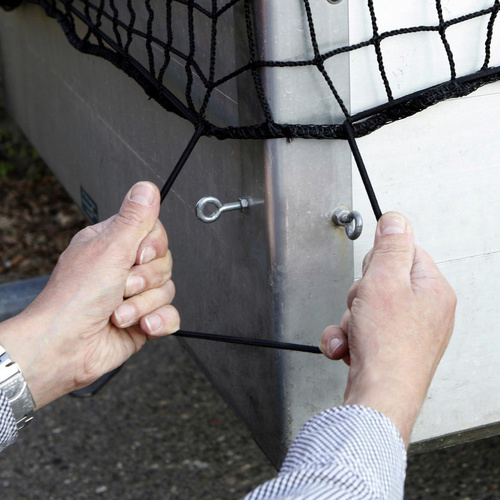 Thumbnail - CARTREND Anhängernetz, (BxL): 1,5 x 2,2 m, Kunststoff - gruen