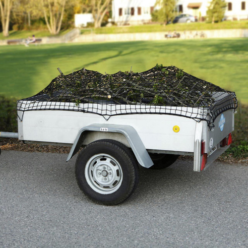 Thumbnail - CARTREND Anhängernetz, (BxL): 1,5 x 2,2 m, Kunststoff - gruen