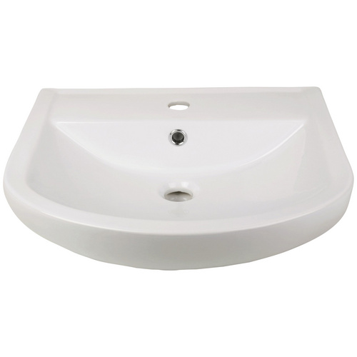 AquaSu Handwaschbecken Puna 50 cm Weiß