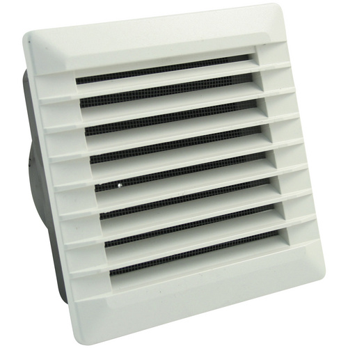 MARLEY Lüftungsgitter, eckig, Hart-PVC (PVC-U), weiß - weiss