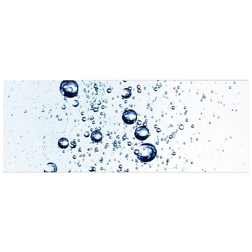 mySPOTTI Badrückwand »Water«, BxH:120 cm x 45 cm, weiß