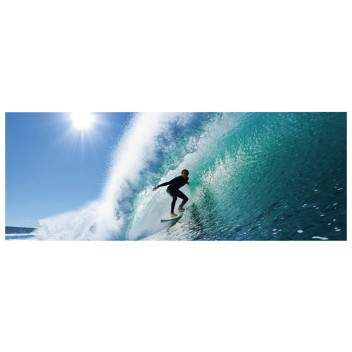 mySPOTTI Badrückwand »Surfing USA«, BxH:120 cm x 45 cm, blau