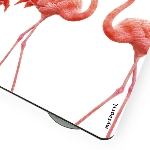 mySPOTTI Mini-Spritzschutz »Lovely Flamingo «, Aluverbund, Flamingo