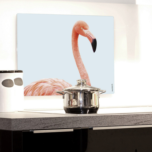 mySPOTTI Mini-Spritzschutz »Flamingo aq...