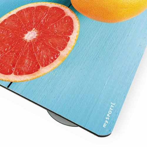 mySPOTTI Mini-Spritzschutz »Grapefruit Blue«, Aluverbund, grapefruit