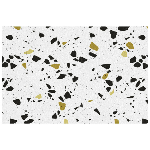 mySPOTTI Tischset »Terrazzo«, rechteckig, Kunstleder, weiß/grün/braun - bunt