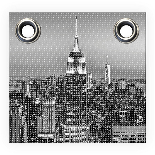 Thumbnail - mySPOTTI Sichtschutz, BxH: 500 x 65 cm, grau