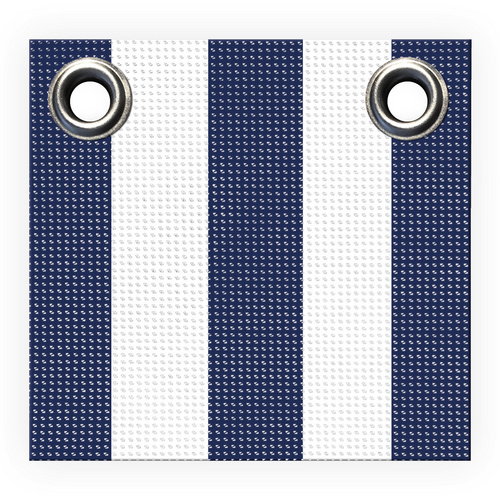 Thumbnail - mySPOTTI Sichtschutz, BxH: 500 x 65 cm, weiß/blau - weiss | blau