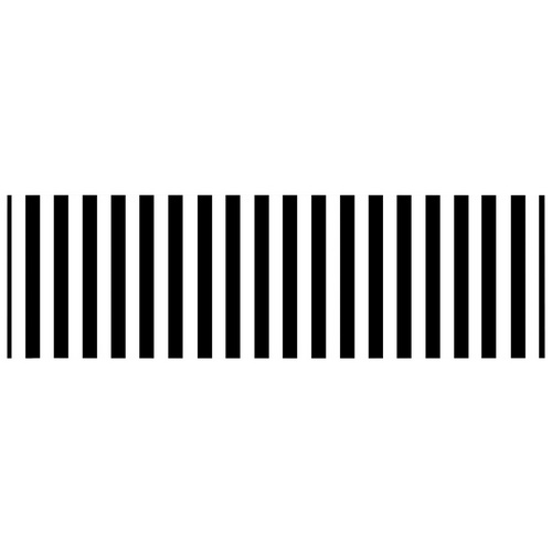 Thumbnail - mySPOTTI Sichtschutz, BxH: 500 x 65 cm, schwarz/weiß - schwarz | weiss