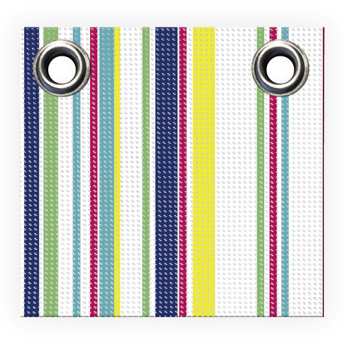 Thumbnail - mySPOTTI Sichtschutz, BxH: 500 x 90 cm, weiß/rot/blau/grün - weiss | rot | blau | gruen