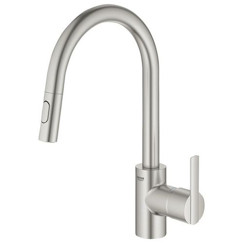 GROHE Spültischarmatur »Feel«, Metall, gebürstet und glänzend, ⅜