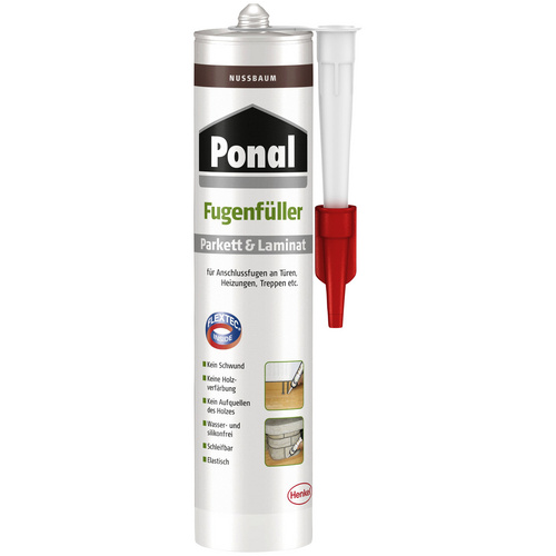 Ponal Parkett und Laminat Fugenfüller 280 ml, nussbaum