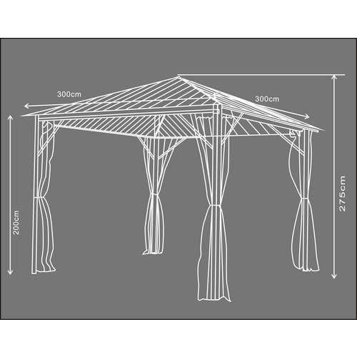 HOME DELUXE Pavillon, BxHxT: 270 x 300 x...