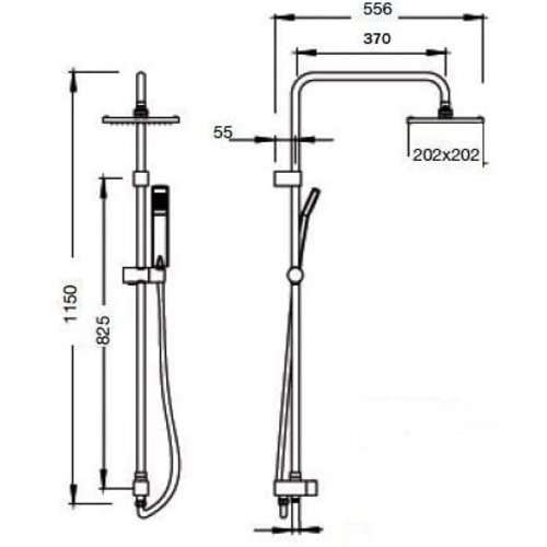 ADOB Duschsystem