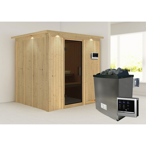 KARIBU Sauna »Rakvere«, inkl. 9 kW Sau...