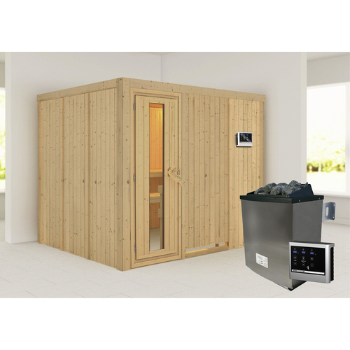 KARIBU Sauna »Jöhvi«, inkl. 9 kW Saun...