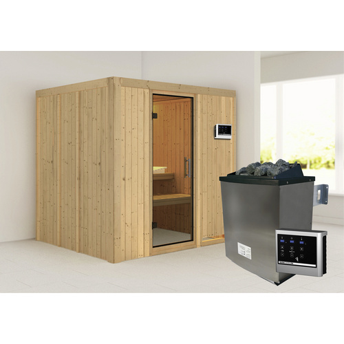 KARIBU Sauna »Rakvere«, inkl. 9 kW Sau...