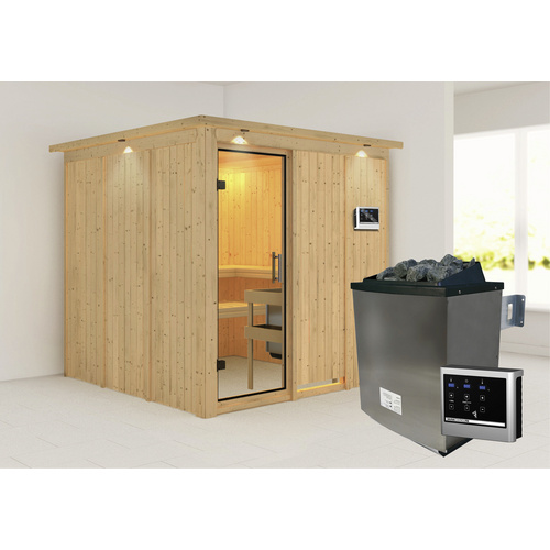 KARIBU Sauna »Valga«, inkl. 9 kW Sauna...
