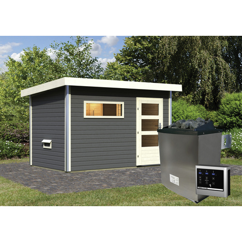 KARIBU Saunahaus, BxTxH: 336 x 196 x 228... KARIBU Saunahaus, BxTxH: 336 x 196 x 228...