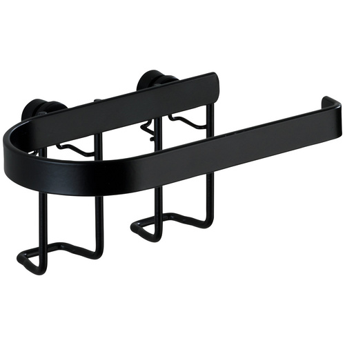 WENKO Toilettenpapierhalter Classic Plus Black (1-St)