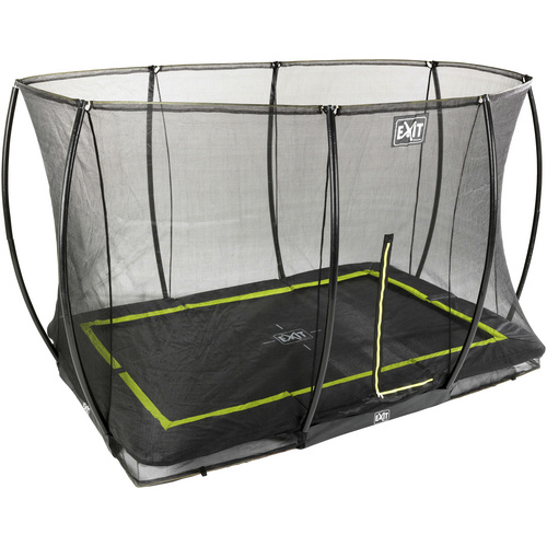 EXIT Toys Trampolin »EXIT Silhouette«, 214  x 305 cm, max. Belastung: 120 kg, inkl. Sicherheitsnetz - schwarz