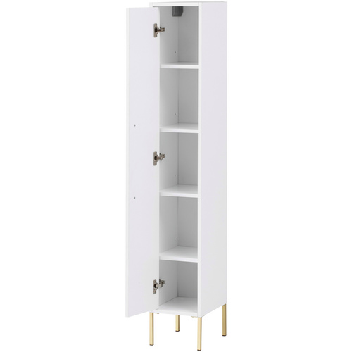 Thumbnail - SCHILDMEYER Highboard »Sarah«, BxHxT: 25 x 154,7 x 30 cm - weiss