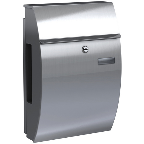 Basi Briefkasten BK1000Z1 480 x 325 x 150 mm, Edelstahl