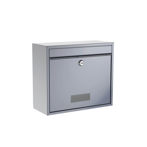Basi Briefkasten BK 900 310 x 360 x 150 mm, silber
