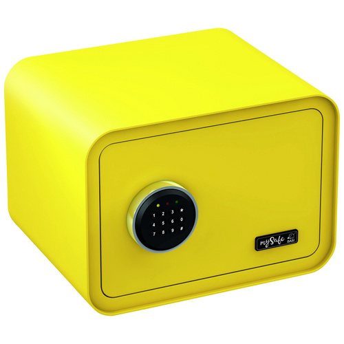 Basi Tresor mySafe 350 Zahlencode und Alarmfunktion Zitronengelb