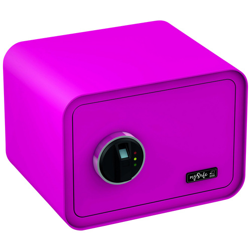 Basi Tresor mySafe 350 Fingerscanner und Alarmfunktion Pink